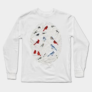 Winter Birds Long Sleeve T-Shirt